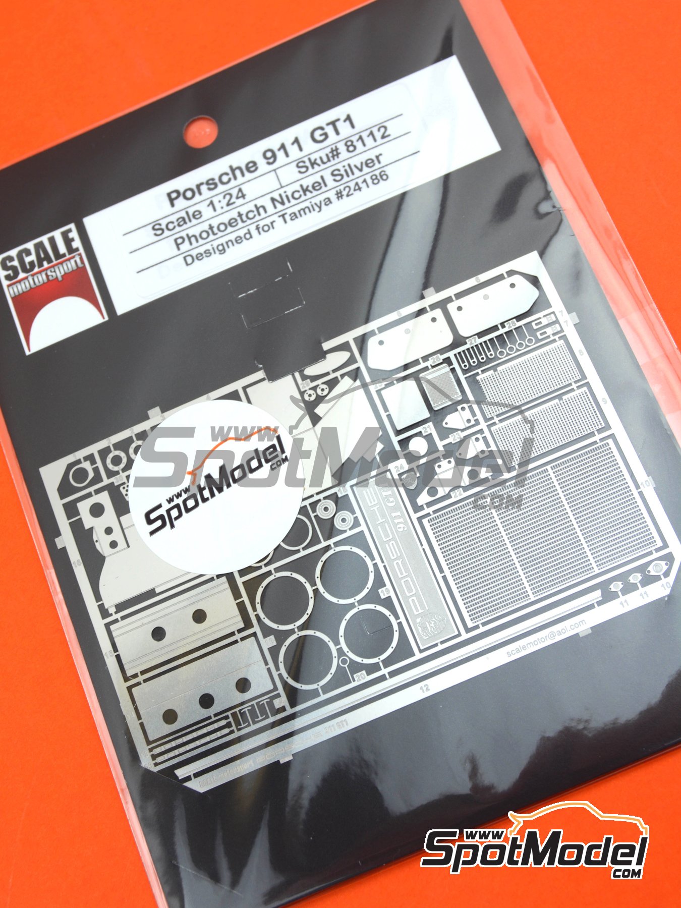 Scale Motorsport 8112: Detail up set 1/24 scale - Porsche